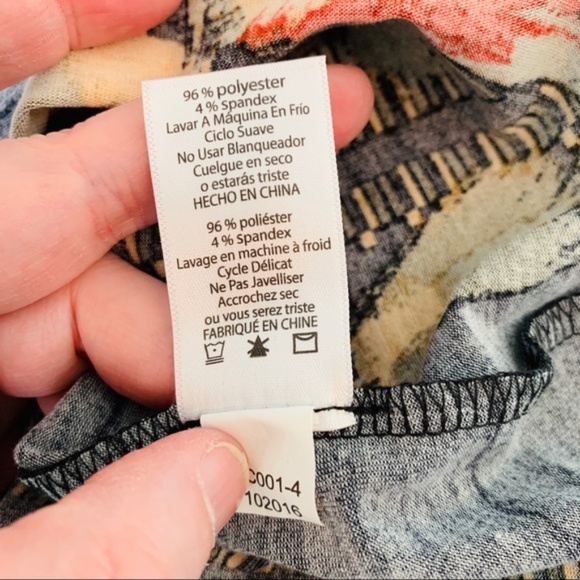 LuLaRoe Navy Red Yellow floral Dress Small - Picture 7 of 7